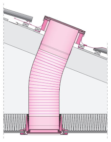 Lucerna plana con tubo flexible SF_
