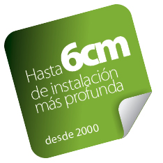 Sistema de instalación fácil y versátil